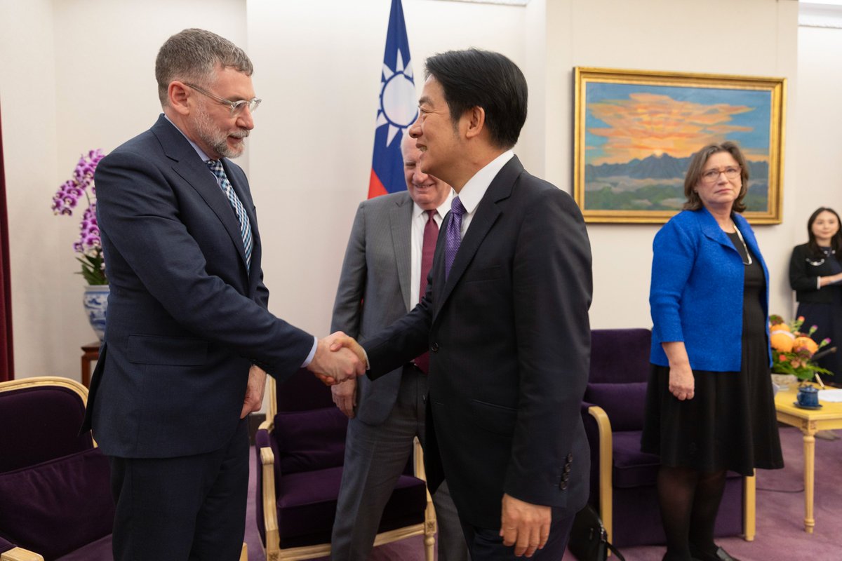 This morning we had the honor of meeting with President-elect <a href="/ChingteLai/">賴清德Lai Ching-te</a> to discuss the future of US-Taiwan relations.

We look forward to continuing our work for a free and open Indo-Pacific with the people of Taiwan and their new democratically elected leaders.
