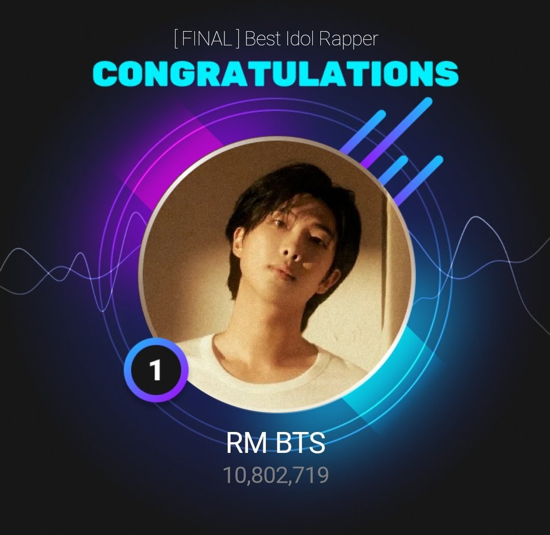 winnttaebear's tweet photo. RT AND REPLY

BEST IDOL RAPPER RM
CONGRATULATIONS RM
#BTSRM #방탄소년단RM https://t.co/GlQyEXzwMA