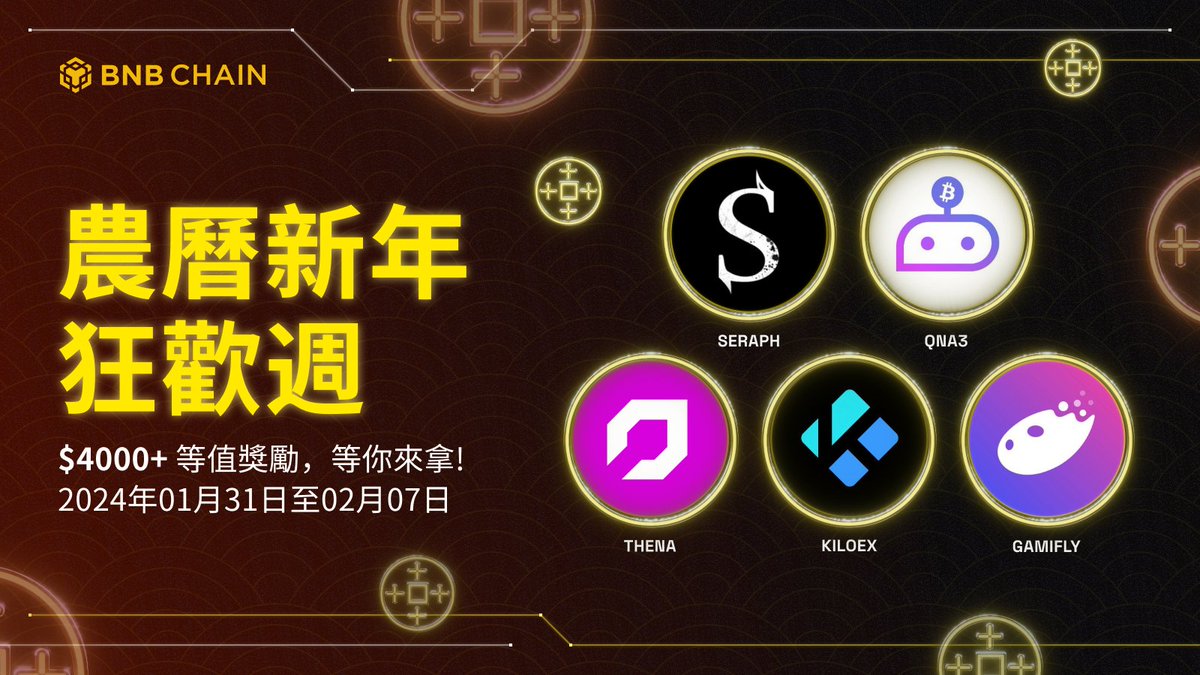 🌟 活動1: 積分派對 - $3000+獎金池爭霸賽

2024年01月31日20:00-02月07日20:00 (UTC+8) 期間，完成任務，贏取積分，登上排行榜前30名，瓜分$3000+等值獎金池！最高可獲得$1200獎勵！🏆