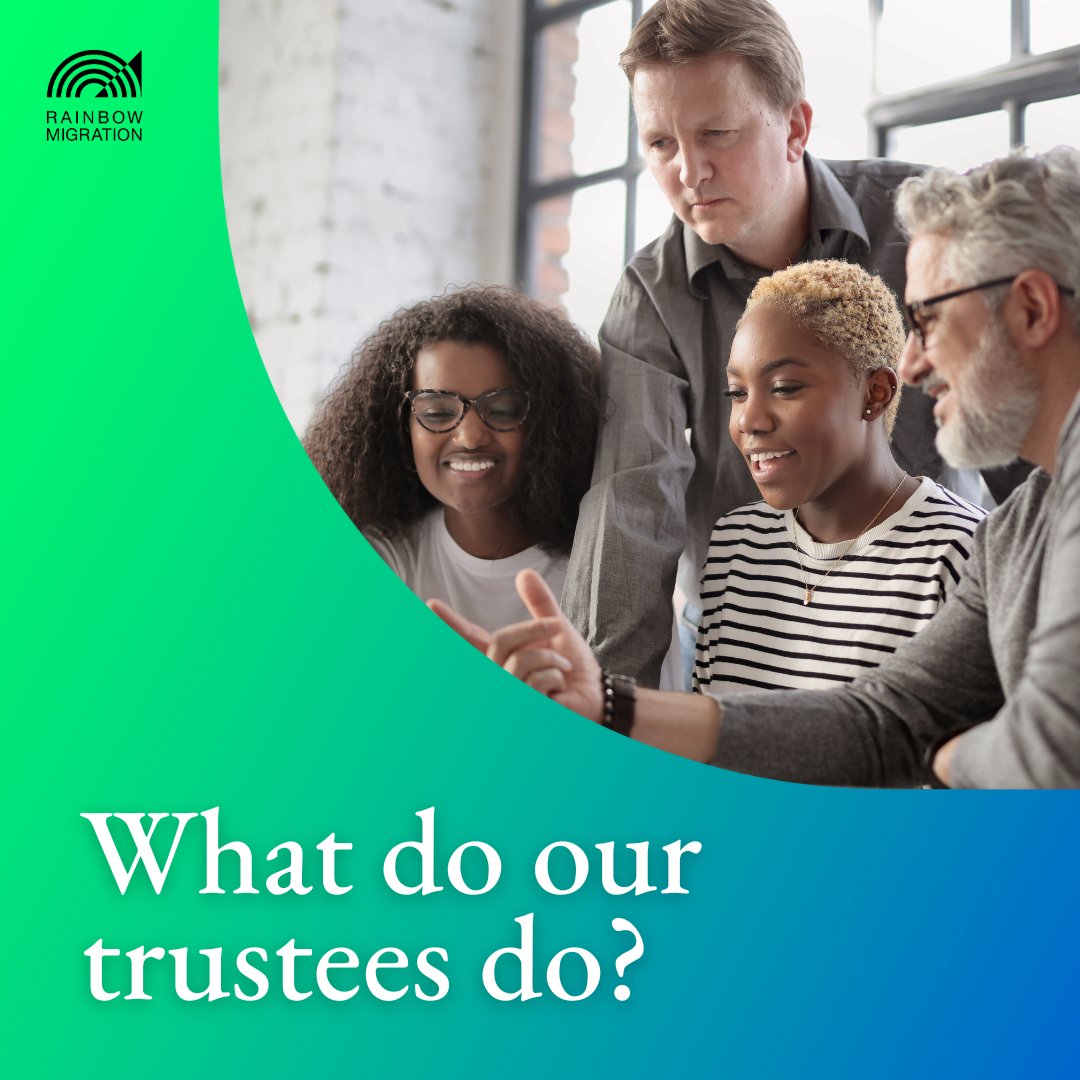 We are looking for #LGBTQ people with lived experience of the asylum system in the UK to join our board of trustees.

Want to know what a trustee does?

Read > tinyurl.com/5bk88fmh to find out more.

🏳️‍🌈🏳️‍⚧️