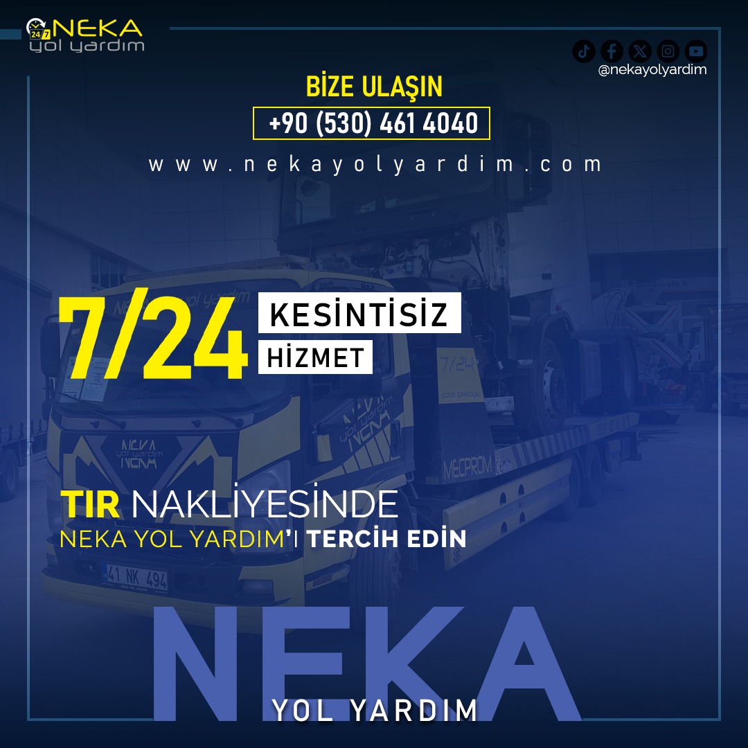 7/24 KESİNTİSİZ HİZMET🪝👍

• NEKA YOL YARDIM VE DESTEK HİZMETLERİ •

#yolyardım #çekici #vasıta #işmakinası #yolyardım #tır #nakliye #keşfet #kocaeli #izmit #nekayolyardım