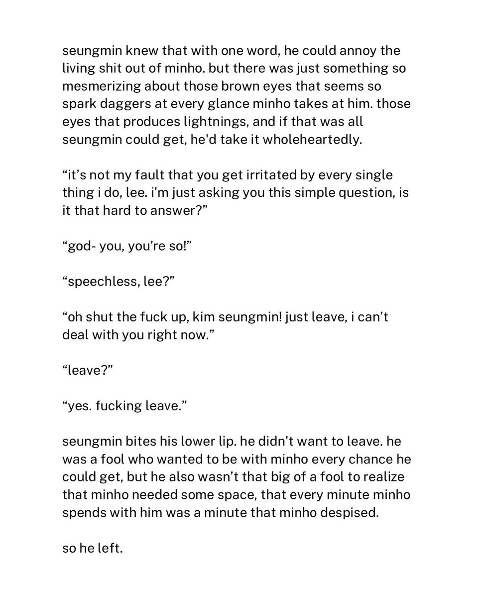922fics's tweet photo. #2min short au,
not enemies nor lovers https://t.co/dgi1P7riuJ