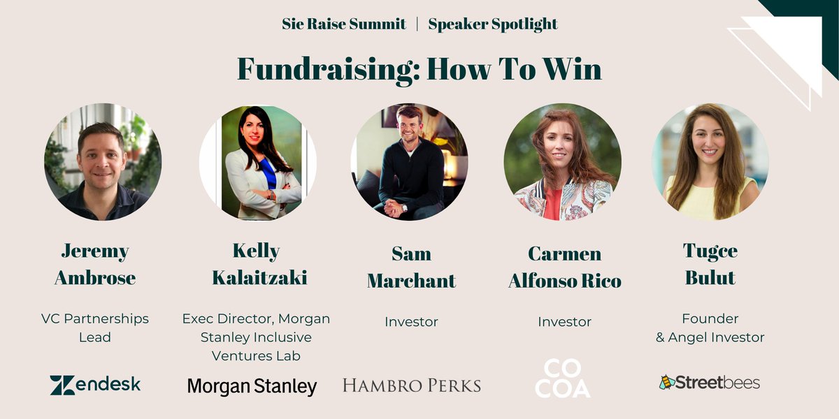 ⭐️We’re spotlighting another session from our Sie Raise Summit, happening on 19th March! We can’t wait to welcome <a href="/KalaitzakiKelly/">Kelly Kalaitzaki</a> , <a href="/sammrchant/">Sam Marchant</a> , <a href="/calfonsorico/">Carmen 🍫</a>, <a href="/TugceBulut/">Tugce Bulut</a> &amp; <a href="/Team_JWA/">Jeremy Ambrose</a>  for a *particularly* lively debate during ‘Fundraising: How to Win!’! sieraisesummit2024.splashthat.com
