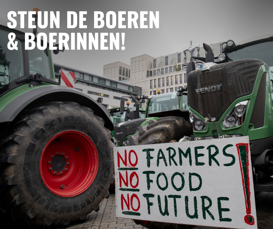 Boeren en boerinnen zijn boos, en terecht! Ze boksen op tegen de impact van vrijhandelsovereenkomsten, slechte arbeidsomstandigheden, administratieve rompslomp, lage inkomens - de lijst gaat maar door…#StopEUMercosur