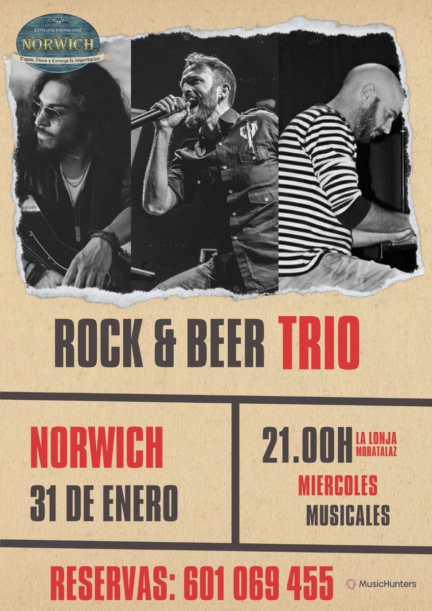 musichunters_es's tweet photo. Los miércoles se han convertido en sinónimo de buena música en @norwichmtz . 

Mañana miércoles nueva ocasión de deleitarnos con propuestas frescas y de mucha calidad. https://t.co/KP4e5VfjiZ