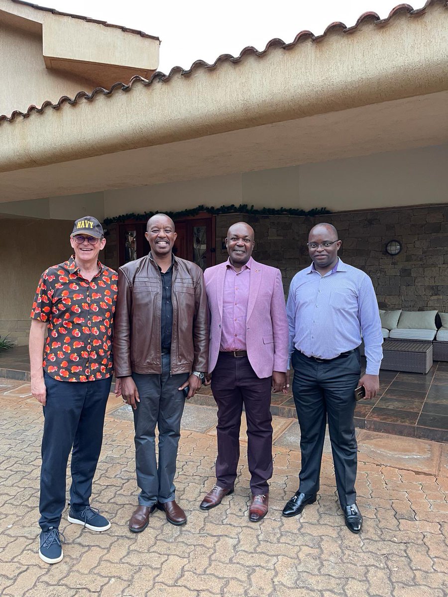 We welcomed New Year with BBQ hosted by our Dean Germany Defence Attaché Commander (N) Holger Grossmann and his family in their residence, Nairobi