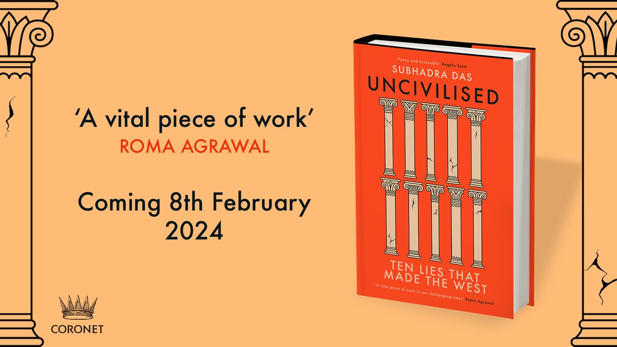 My book 'Uncivilised: 10 Lies That Made The West' comes out in 10 days, and because I can't wait to share it with you, this marks the start of a countdown of sneak peeks, highlights and stories, chapter by chapter, lie by lie, as you'll find them in the book.