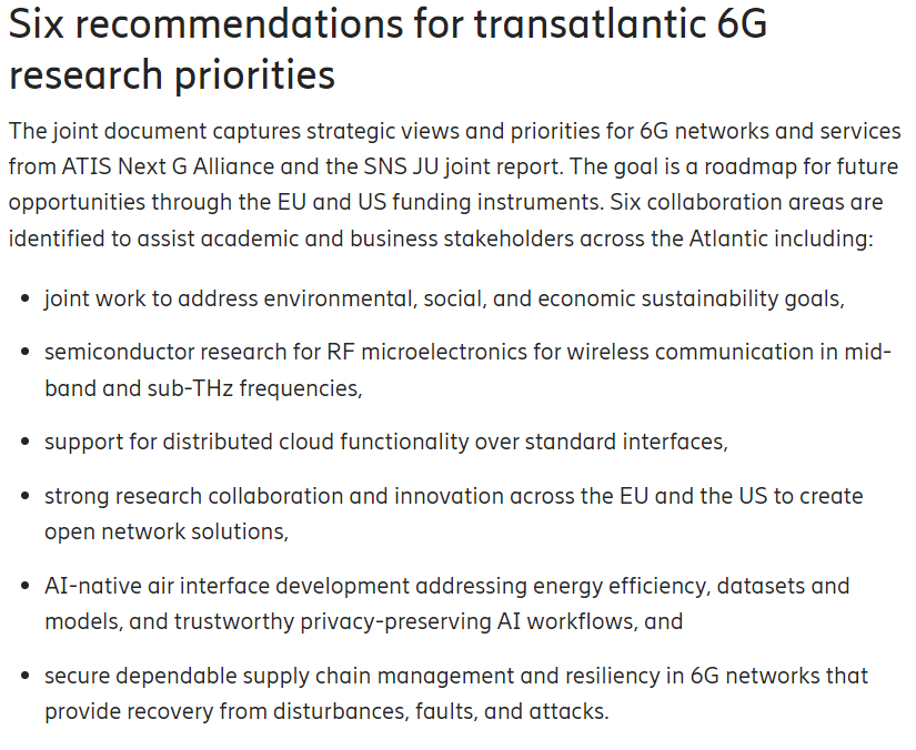 👀 Read our new blog post on EU-US research collaboration in #6G  including our 6 recommendations for research priorities here below👇
m.eric.sn/JzCY50QvNnN #EU-US #TTC #6G <a href="/DigitalEU/">Digital EU 🇪🇺</a> @PODcloudEU <a href="/ThibKLNR/">Thibaut KLEINER</a>