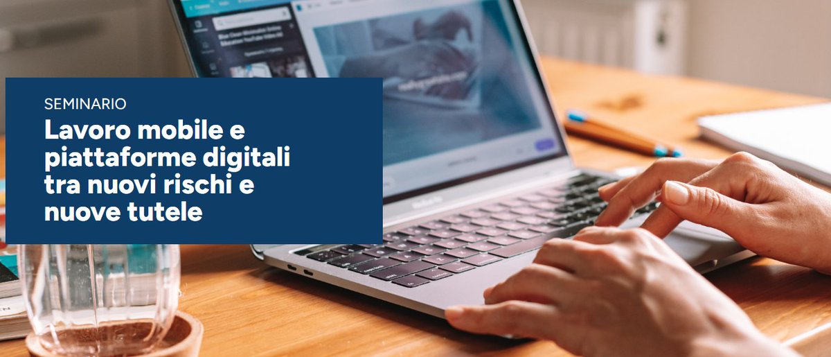 💻#Lavoromobile e #piattaformedigitali
Si parlerà di nuovi rischi e nuove tutele nel seminario del #2febbraio promosso da <a href="/FMB_Modena/">Fondazione Marco Biagi</a> 
Info qui: 🔽
mo.camcom.it/modena-economi…
#digitale #smartwork #DigitalTransformation