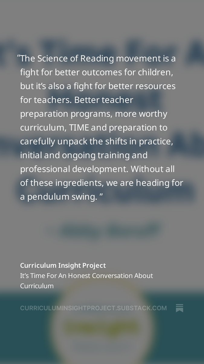 MissyPurcell's tweet photo. @AbbyTeachesDSM just said the quiet part out-loud, and she’s on 🎯!

It’s time for an honest an honest conversation about curriculum! https://t.co/cW9gkzlbR7