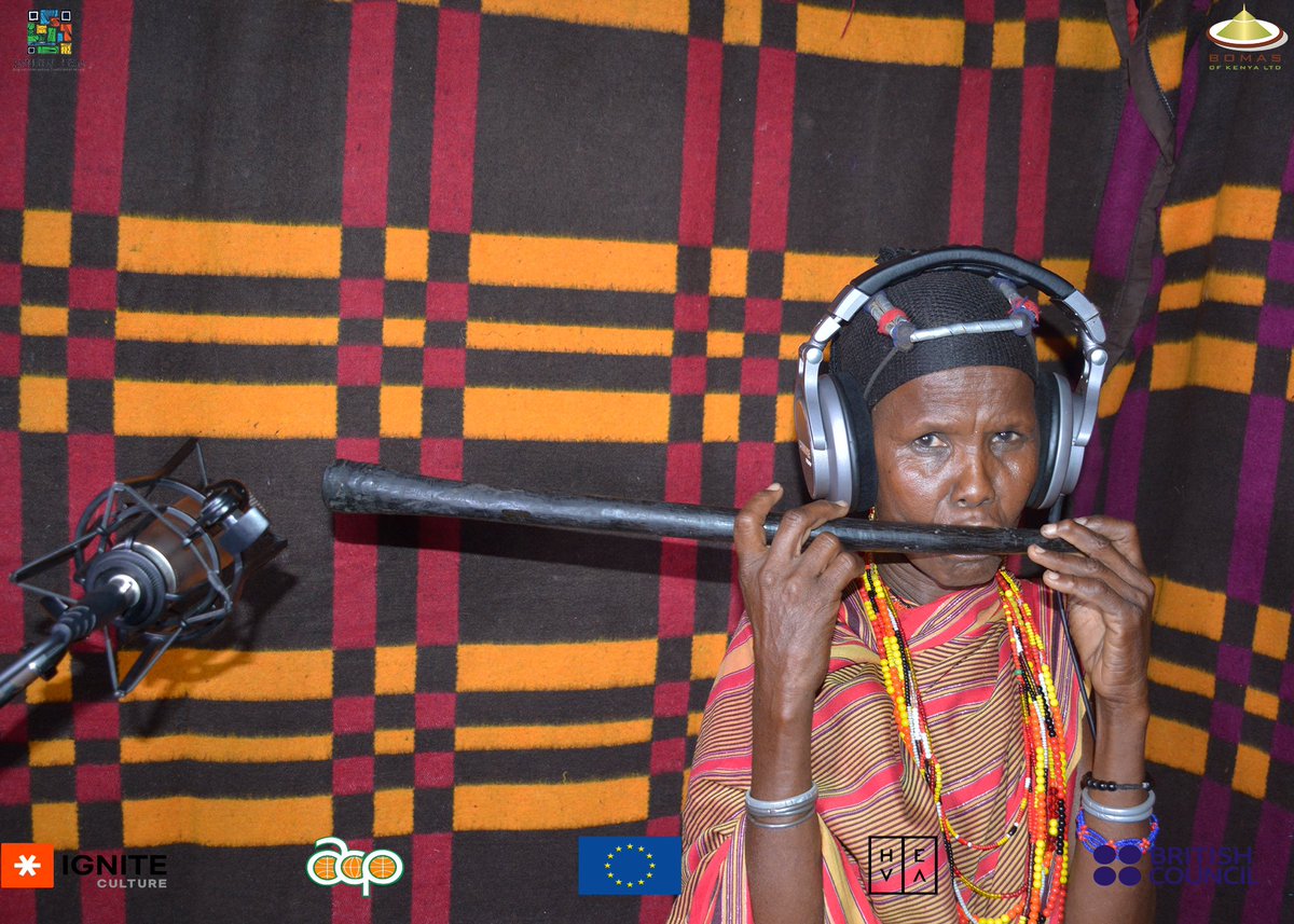 Our latest adventure led us to the incredible Gabra community, where we discovered a women-only group using a unique percussion instrument - a hide on the floor. 

They usually gather around to sing beautiful songs during childbirth 

#IgniteCultureEA 
#FieldRecordings 
#Gabra