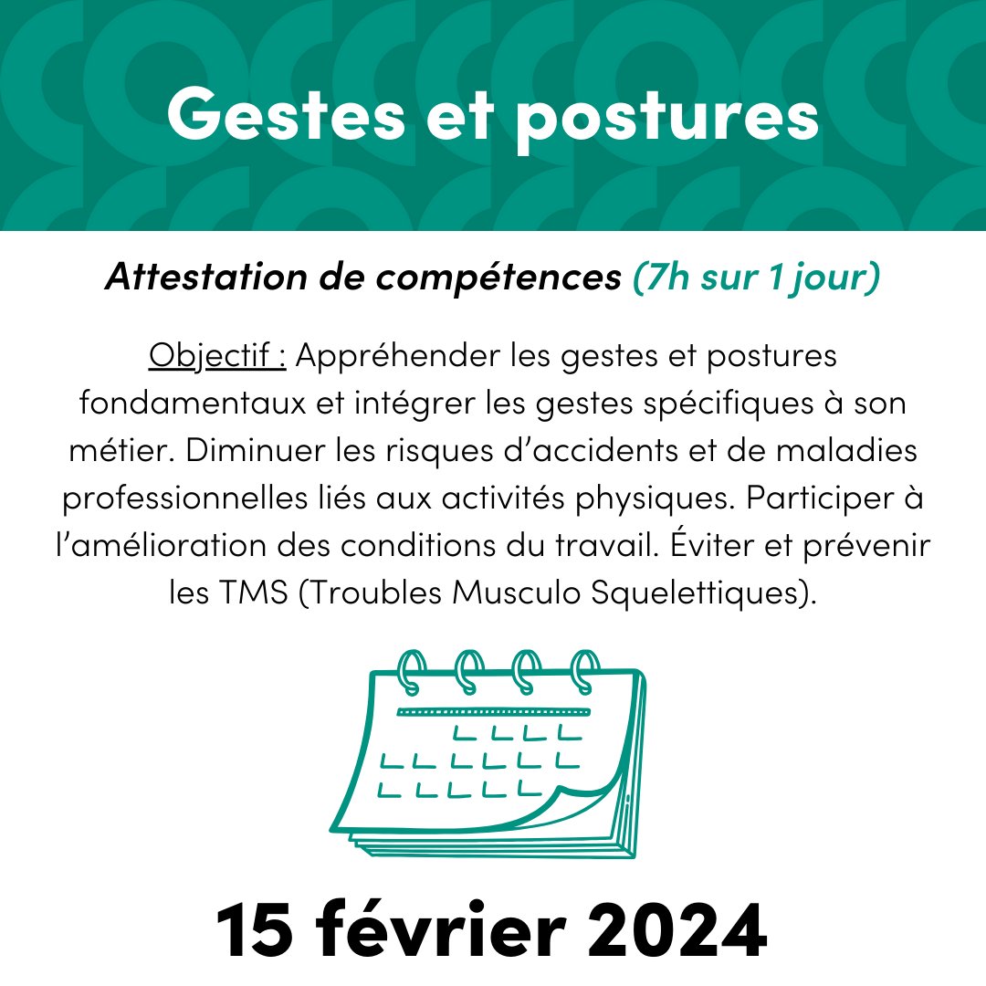 🤔 Êtes-vous à jour concernant vos obligations légales en matière de formation #santé / #sécurité ? 🎓 Pour vous accompagner dans la #formation de vos collaborateurs, nous proposons 4 formations dans notre centre de Paris Sud Rungis !  📅 Découvrez le calendrier des #rentrées ⤵️