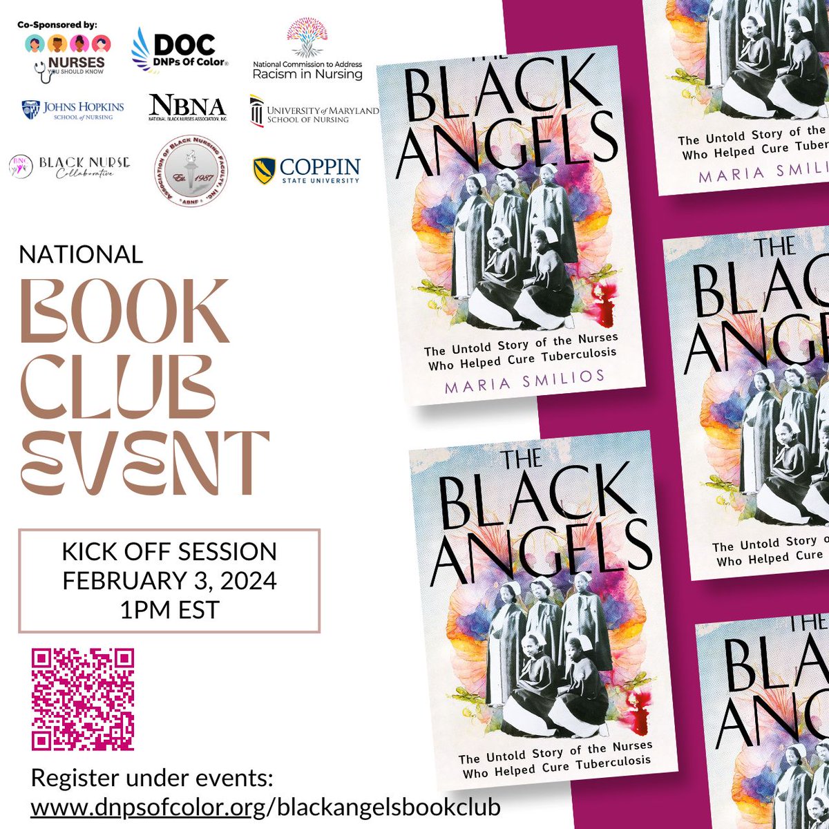 Don't miss out on our first major event of the year!! Black Angels National Book Club!! Coming to you February 3rd!! There is still time. Sign up today!! #DNPsofColor #inspiringnurses, #empoweringprofessionals, #transformingnursing #changingthegame #forgingnewpaths #DrNurse