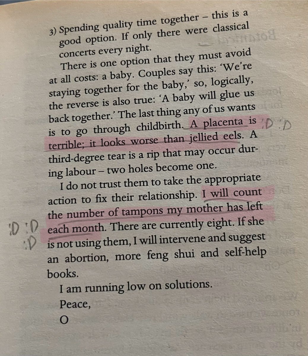 sleepyyfly's tweet photo. Some of the quotes that I liked (especially about counting the tampons)
Part 3 
#read #novel #teenagers https://t.co/YZWd64fCoU
