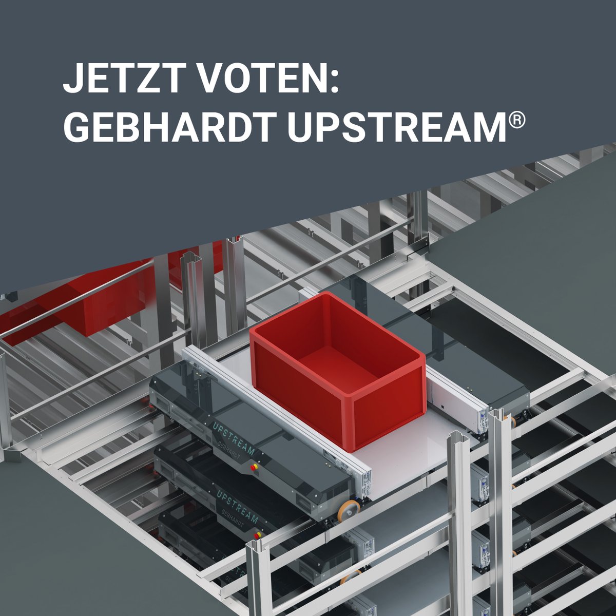 GebhardtGroup's tweet photo. Ihre Stimme zählt – bei der Wahl zum »Produkt des Jahres 2024« ✅

📣 Stimmen Sie jetzt für uns ab:
1. Website aufrufen: https://t.co/XFdveHhvk9
2. In der Kategorie 1 Lagertechnik die Nummer 3 »GEBHARDT Upstream®« auswählen
3. Stimme abschicken

Danke für Ihren Support! https://t.co/FqebRO4DOB