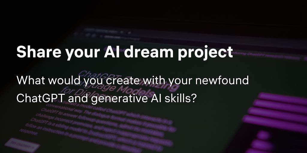 What AI project could you build after mastering ChatGPT? 🤖💭