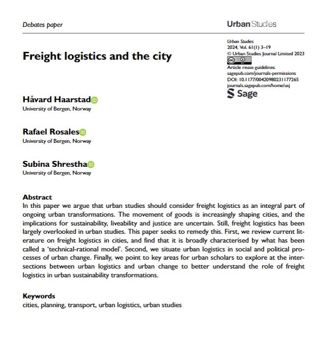 Urban Studies Journal tweet media
