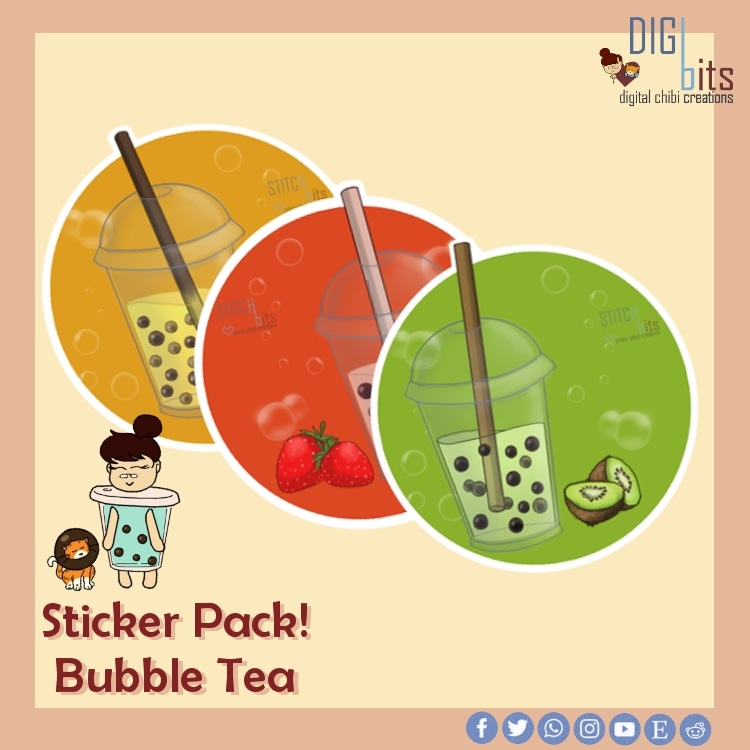 StitchBits_Miss's tweet photo. New Sticker Pack available on RedBubble! The Bubble Tea Set!

Which is your favorite flavor to order? 😁

#stitchbits #redbubble #forsale #art #artistsoninstagram #chibis #cute #stickers #fun #gifts #onlineshop #digitalshop #kawaii #support https://t.co/eBP5eWIOC6