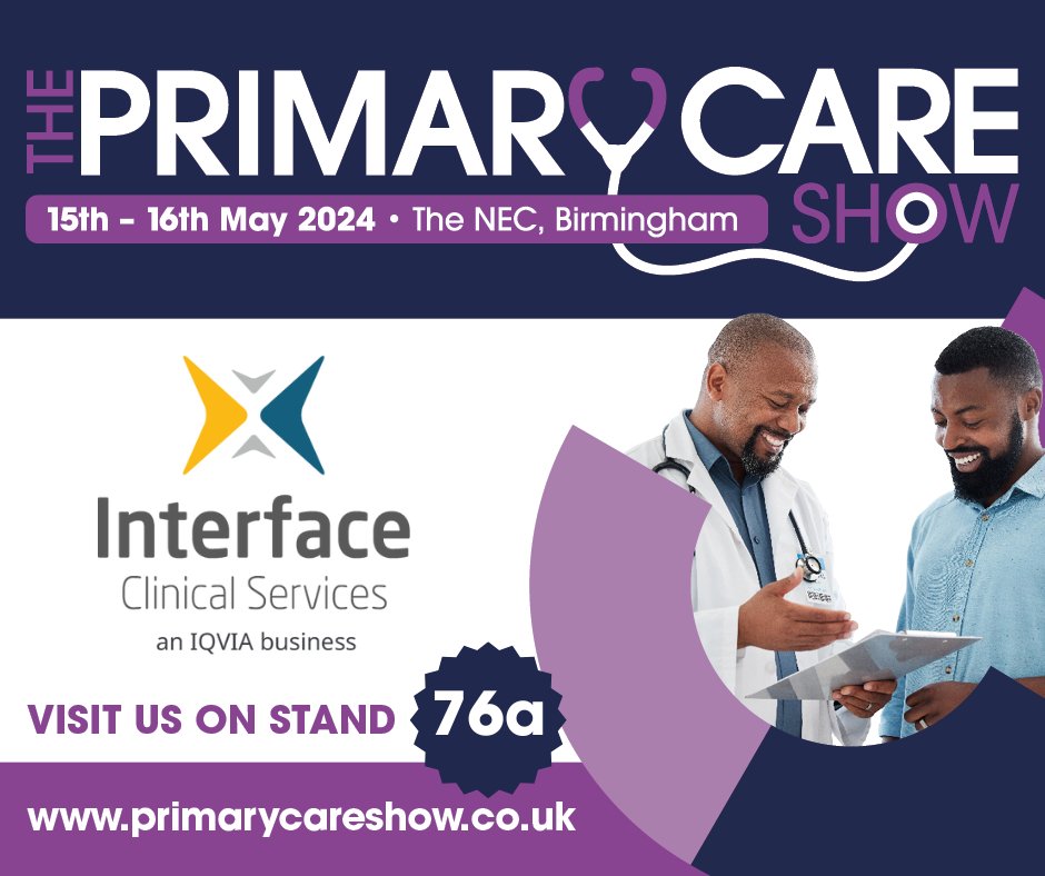 We're excited to announce that @InterfaceCS1 will be joining us for 2024! Visit them on stand 76a on the 15-16 May 2024 to learn more. To register your interest for our 2024 event visit: bit.ly/45Nel7U To exhibit visit: bit.ly/3OYfAMw #PrimaryCareShow