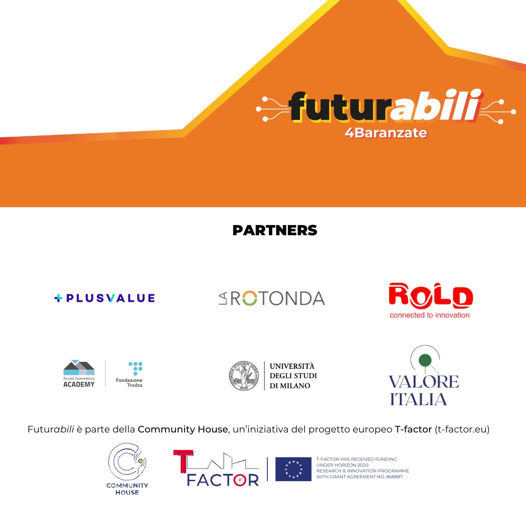 Futurabili launches Futurabili4Baranzate 🚀 This initiative offers a series of free training experiences and professional guidance to young people, conducted by experts, employees of companies, and organizations based at MIND Innovation District. + info: t-factor.eu/futurabili-sec…
