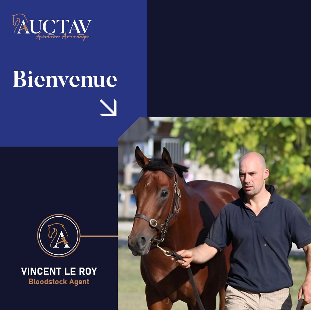 Welcome Vincent Le Roy! 🚀
We are delighted to welcome a new bloodstock agent with a solid international and multi-skilled experience, alongside our team @JonesToby86, @Jacobwebb9622 & @AnthonyGrueau 
Contact details:
📩 vlr@auctav.com ☎️+33662250728