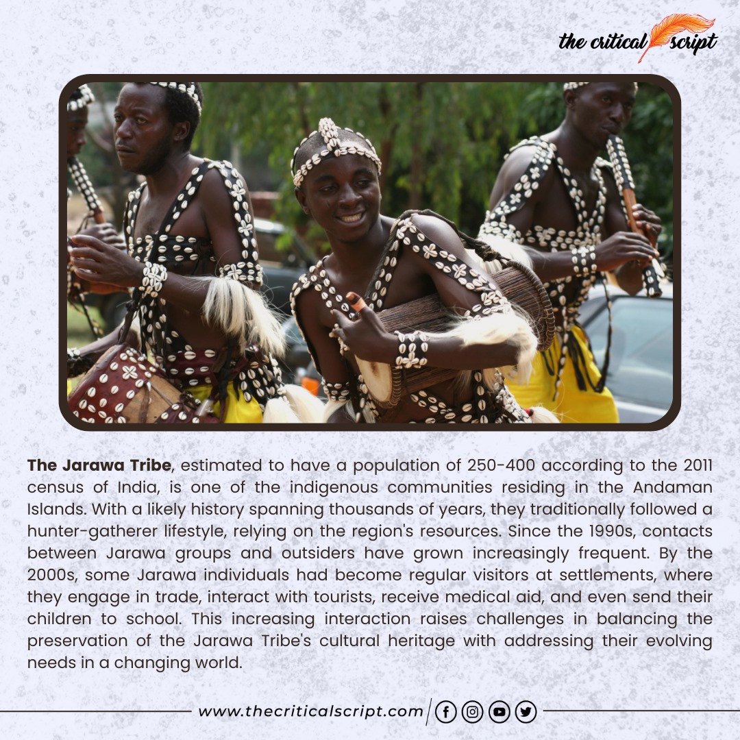 The Jarawa Tribe, is an indigenous community in the Andaman Islands, grappling with preservation challenges amidst modern influences.

#jarawatibe #indigenouscommunity #andamanislands