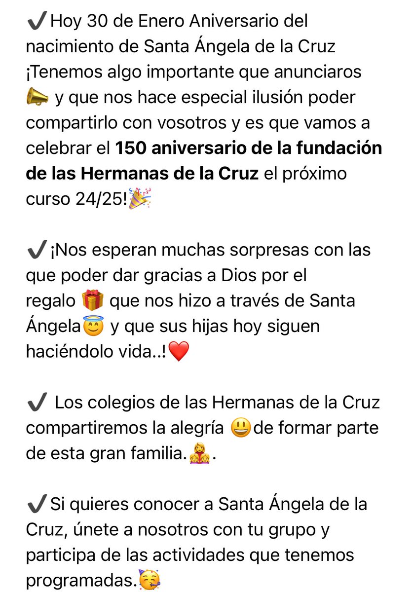 inmaculadacpva's tweet photo. 🎁¡Queremos compartir algo muy importante con todos vosotros!🎁
@archiValladolid @Archisevilla1 @DiocesisHuelva @obispadocadiz @DiocesisMalaga @diocesiscordoba @archimadrid @DioceseLugo @diocesisdejaen 
@obispadocadiz @archivalencia @DiocesisCanaria https://t.co/OmvvuMzhkP