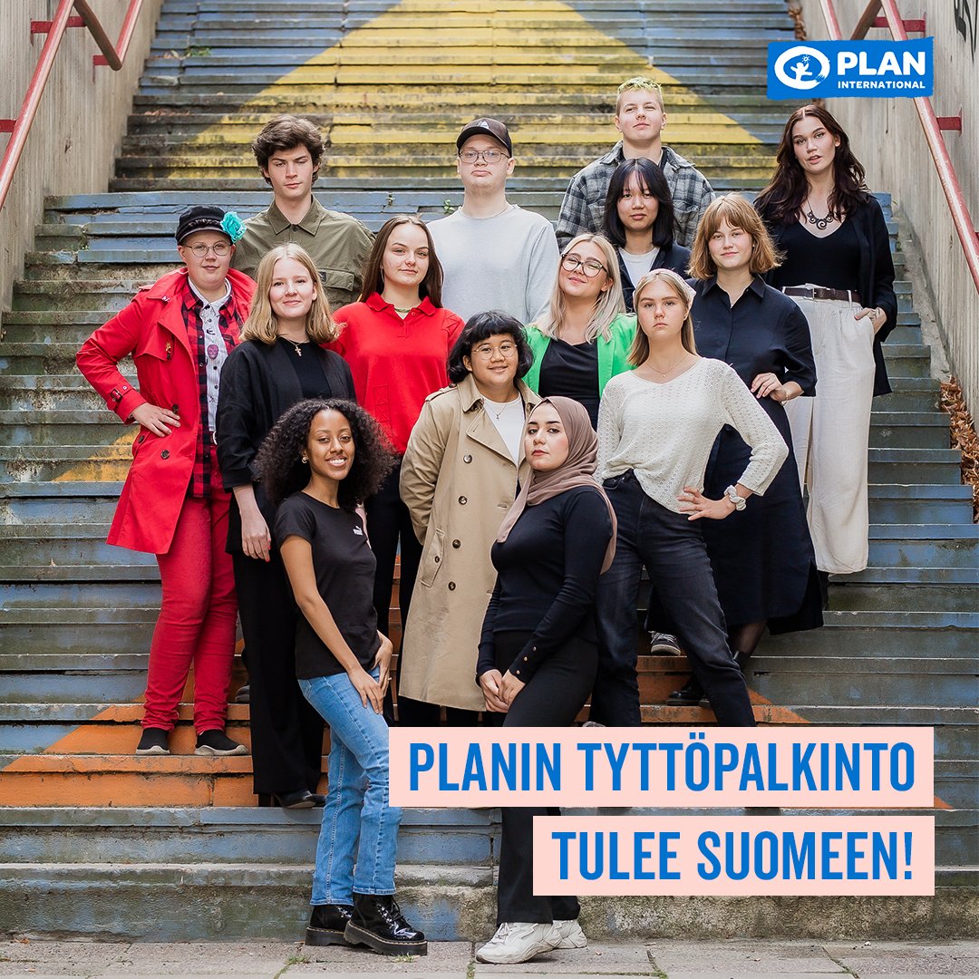 📣 Jaamme tänä vuonna ensimmäistä kertaa Planin tyttöpalkinnon!
Palkinnolla haluamme nostaa esiin Suomessa toimivia ihmisiä ja yhteisöjä, jotka edistävät tyttöjen oikeuksia ja sukupuolten tasa-arvoa. Ehdokasasettelu avautuu huhtikuussa – pysy kuulolla!
👉bit.ly/49bpqS9