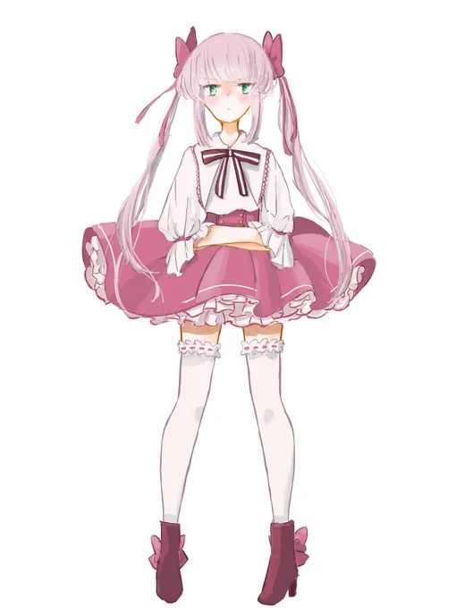 #私はここまで成長しました見た人もやるキティの立ち絵比較 