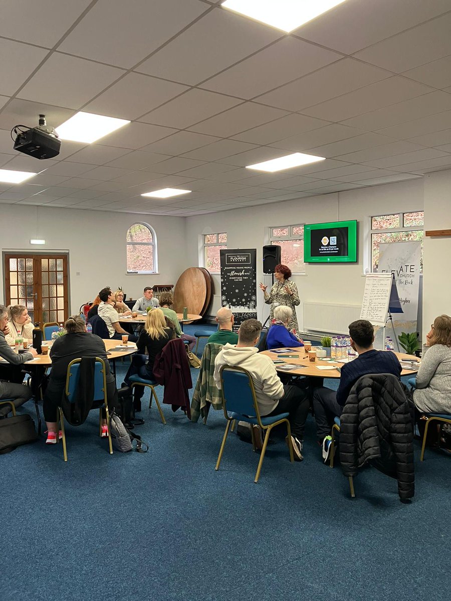 Our CEO, Hannah, is kicking things off at our South Wales training today! @FlourishProjec1 #community #flourish #transformation