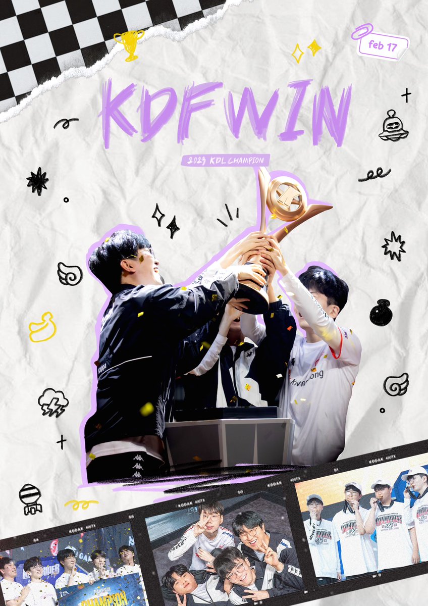 2023kdf's tweet photo. ✧˖*°࿐ 𝟐𝟎𝟐𝟑 𝐊𝐃𝐋 𝐖𝐈𝐍𝐍𝐄𝐑 𝐊𝐃𝐅 .•✰.*•.

2023년, KDL 우승까지 달리느라 고생한 광동프릭스 선수들과 팬분들을 위해 카페 이벤트를 진행합니다. 🙌🏻

📍 카페 팬스페이스
🗓 24.02.17 (토) 12:00 ~ 19:00

오셔서 함께 광동프릭스의 2023년을 추억해 주세요 🍀
#하나둘셋_광프야축하해 https://t.co/pDvI4a9HIz