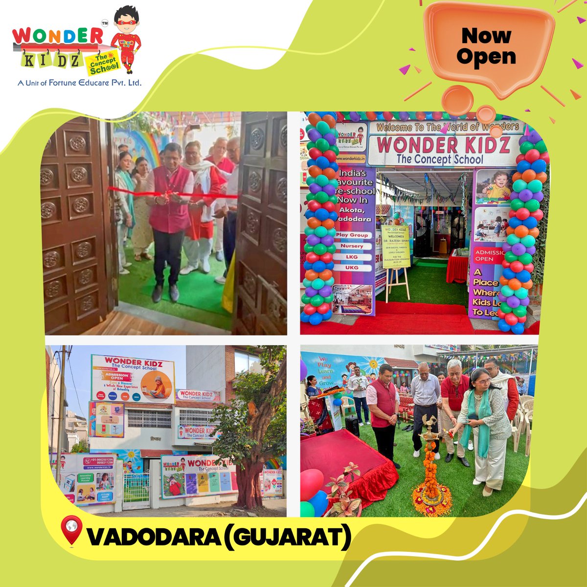 Empowering minds, igniting futures – welcome to the launch of our new school! 🚀📚 #EducationElevated #NewBeginnings' 📚✨ #NewBeginnings #EducationRevolution #SchoolLaunch #Vadodara 
#akota #preschool #bestpreschool #kids #kids