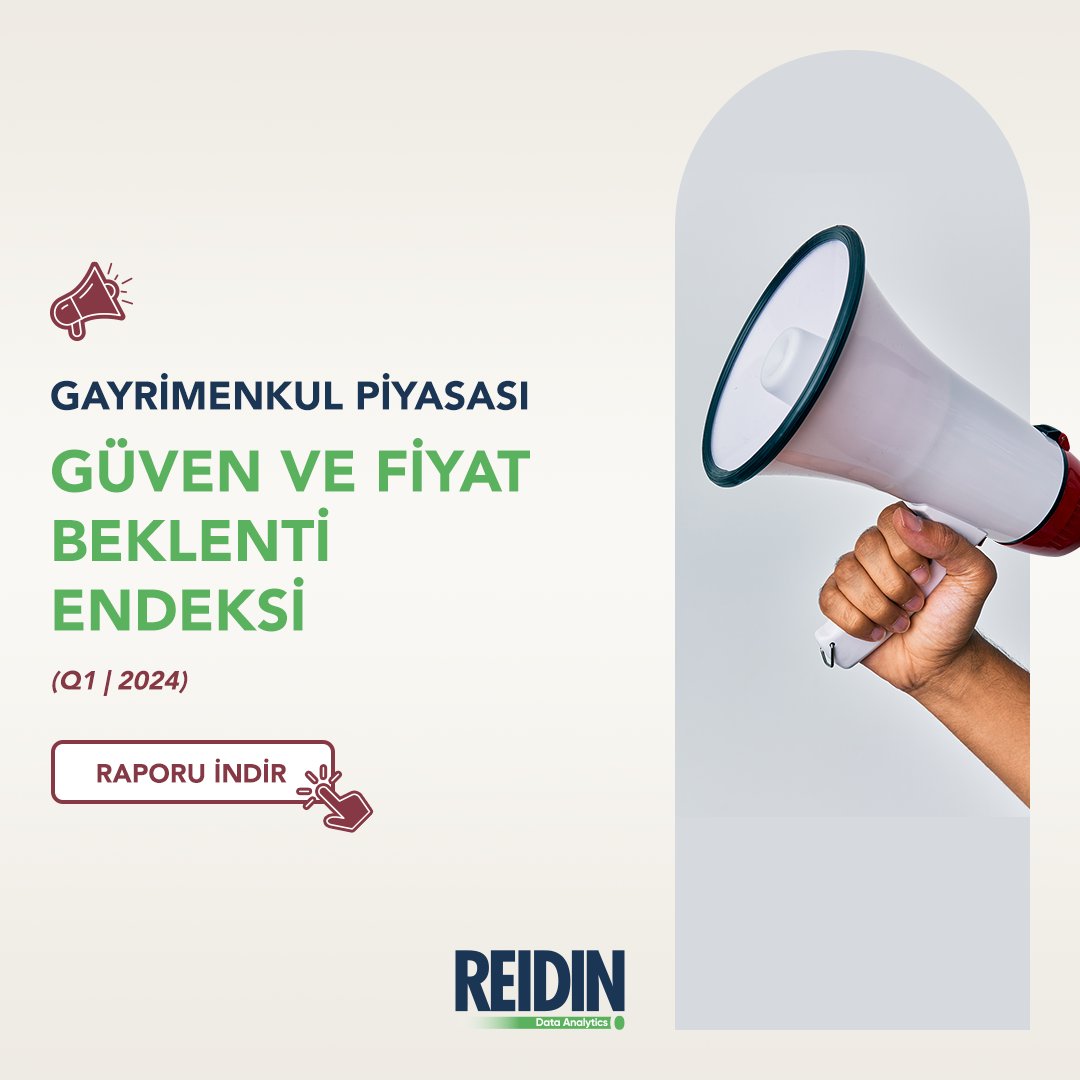Gayrimenkul sektörüne yönelik güven ve fiyat beklentisini çeyreklik dönemlerle takip ettiğimiz araştırmamızda siz de "2024 1. Çeyrek" dönemi raporunu indirebilirsiniz. 
 
Link 👉 lnkd.in/dXAvRk-c

#gayrimenkulyatırım