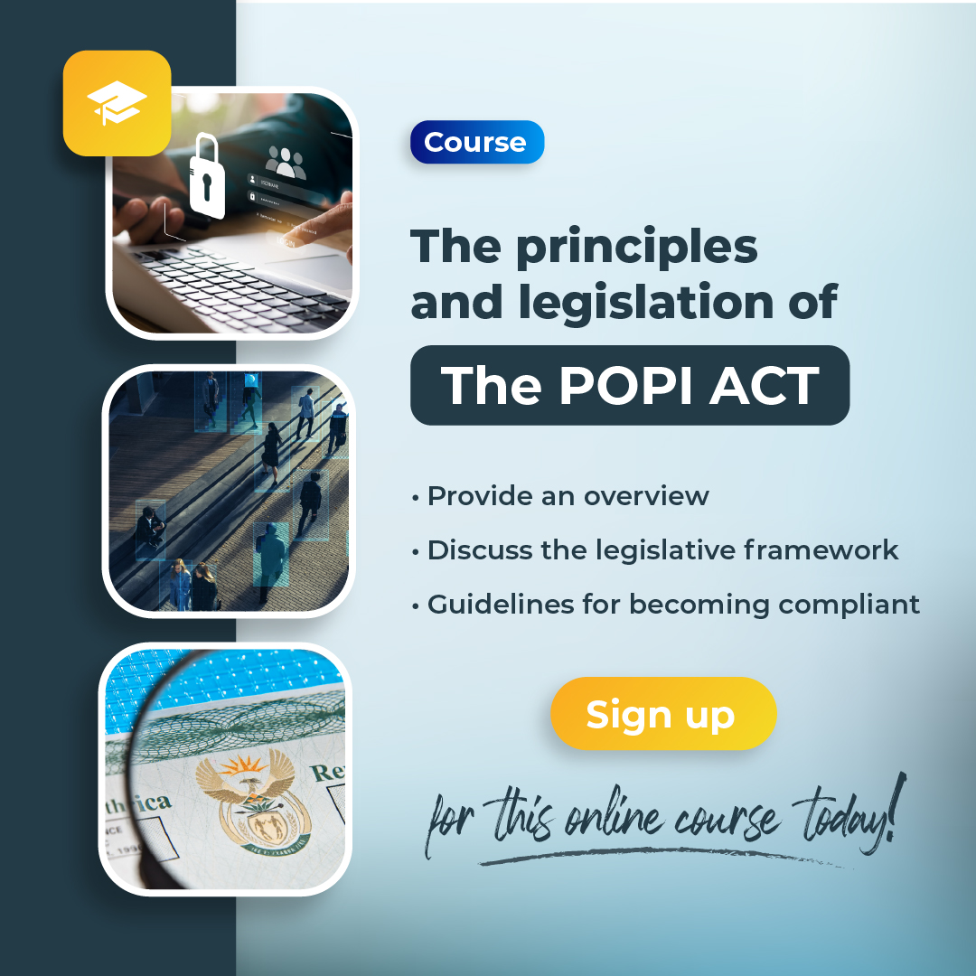 LessonDesk's tweet image. Does your team recognise the significance of grasping the #POPI Act? Throughout this #course, they can acquire the #skills to lawfully manage personal information. To sign up, visit: lessondesk.com/courses/61a791…
