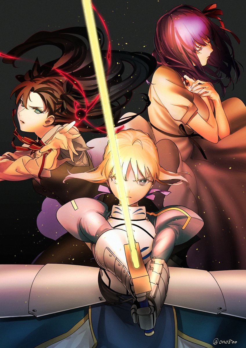 FGO「一番初めにアニメのUBWをリアルタイムで観て、その後にFGOからセイバーに興味を」|オノ・タコのイラスト