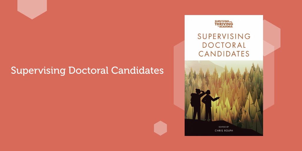 This book provides support for new and young academics who may be expected to support doctoral candidates with no prior training. Learn more here bit.ly/3vQxR79 <a href="/CDRolph/">Chris Rolph</a> <a href="/NottmTrentUni/">Nottingham Trent University</a> #mentoring
