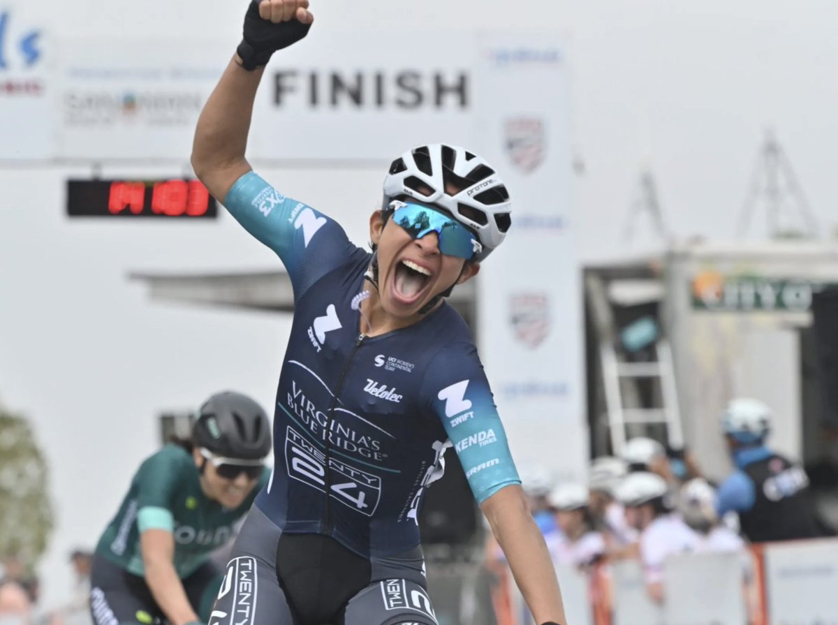 Great article by <a href="/CardinalNewsVA/">Cardinal News</a>  about team sprinter Marlies Mejias (CUB) cardinalnews.org/2024/01/19/cub… #vbrtwenty24 <a href="/GoZwift/">Zwift</a> <a href="/_velotec/">Velotec</a>  <a href="/oakley/">Oakley</a> <a href="/KendaTire/">Kenda Tire</a>