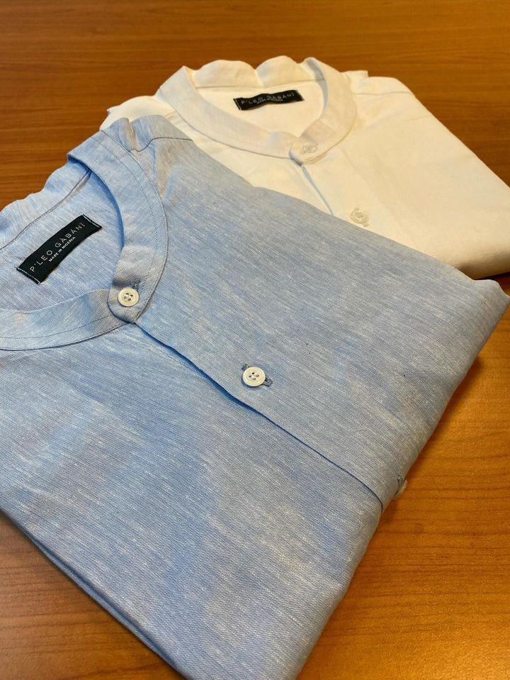 A satisfied client wearing our Mandarin Collar Linen Shirt. 
#globalbrand