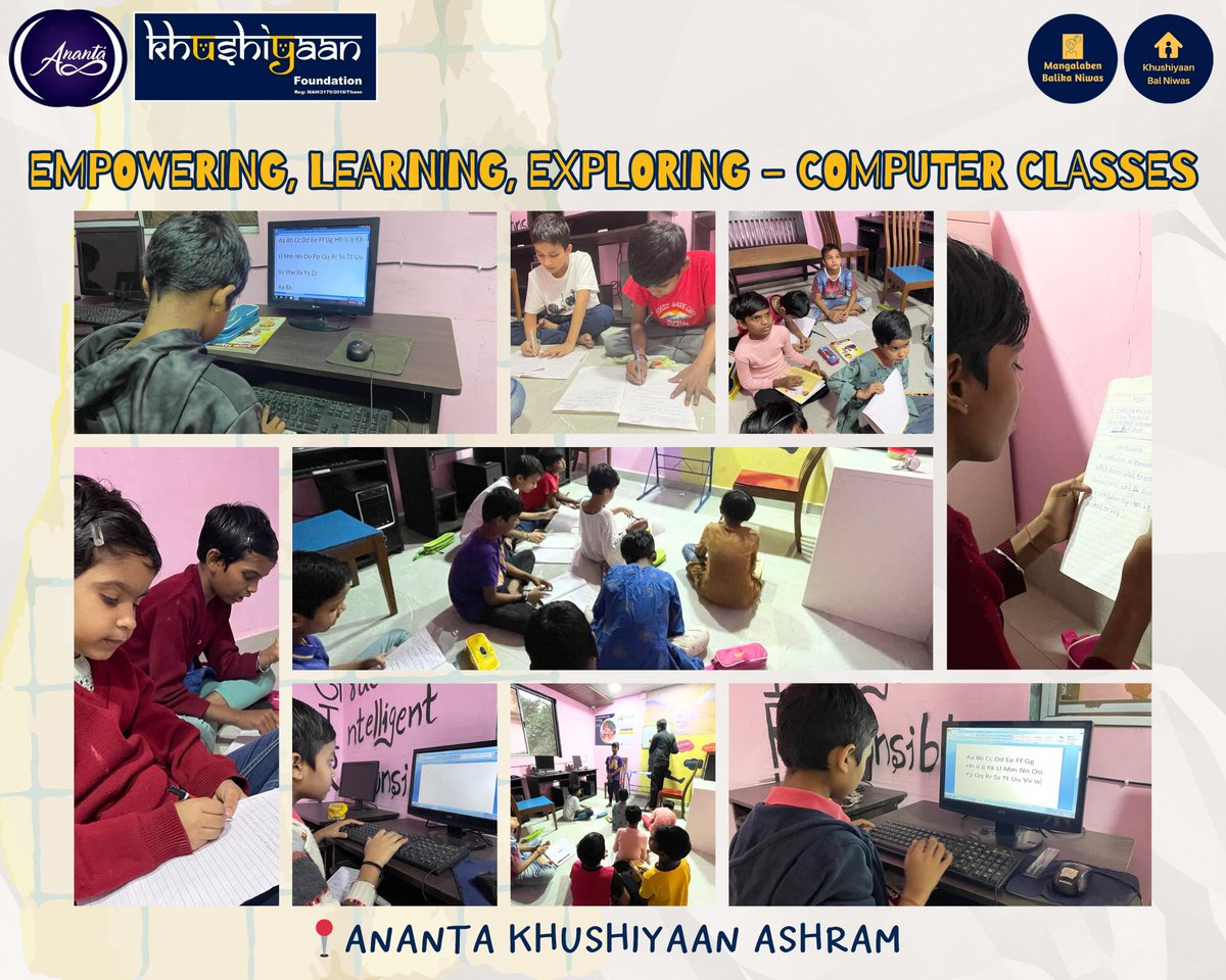 Building bright minds in the digital age – because every click counts! 🌟💻

📍Ananta Khushiyaan Ashram

#digitallearning #techkids #digitallearningjourney #youngtechies #computerwizkids #futuretechleaders #kidswhocode #digitaleducation #tinytechminds #codingadventures