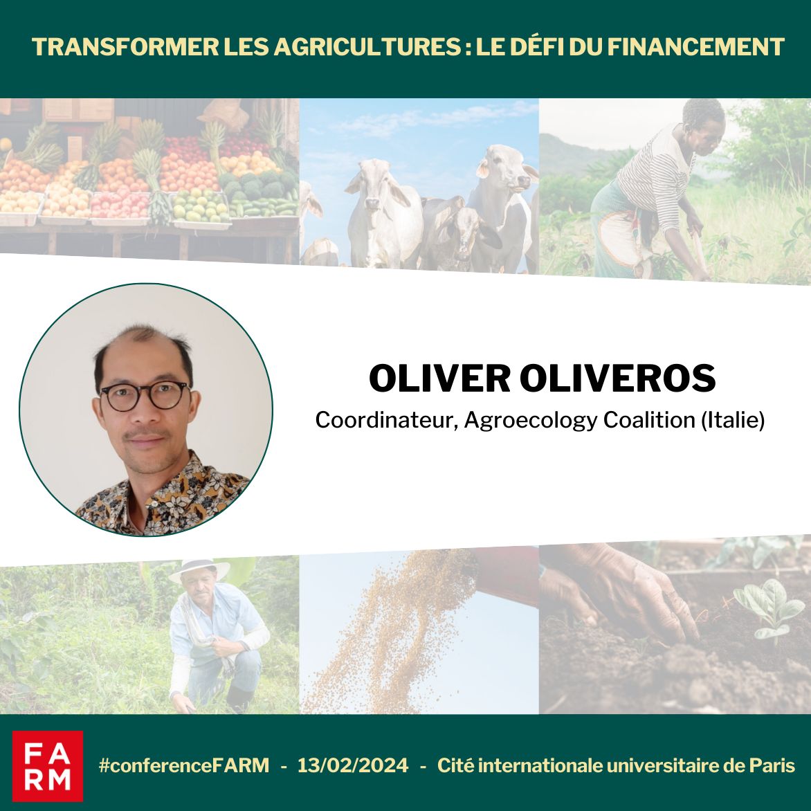 💰More than ever, funding is needed to move towards #foodsystems transformation in order to meet #SDGs . 
👉Join @oliverxoliveros and other panelists in exploring the necessary conditions for this to happen. 
#conferenceFARM 
🗓️13th February 
🔗buff.ly/3vSPUJY