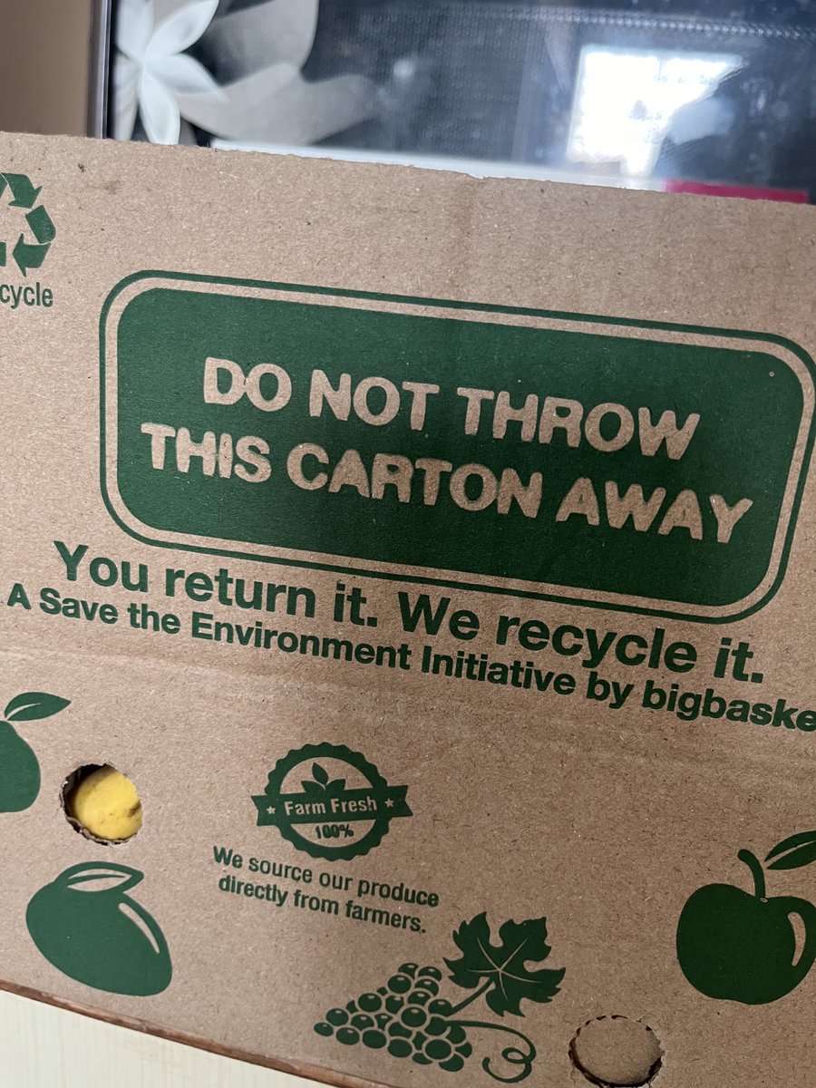 shrex's tweet image. This is good ! But, every time when I see this,  I wonder … How do we return this ⁦@bigbasket_com⁩ ?