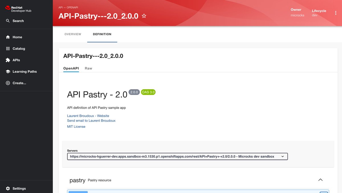 Microcks tweet media