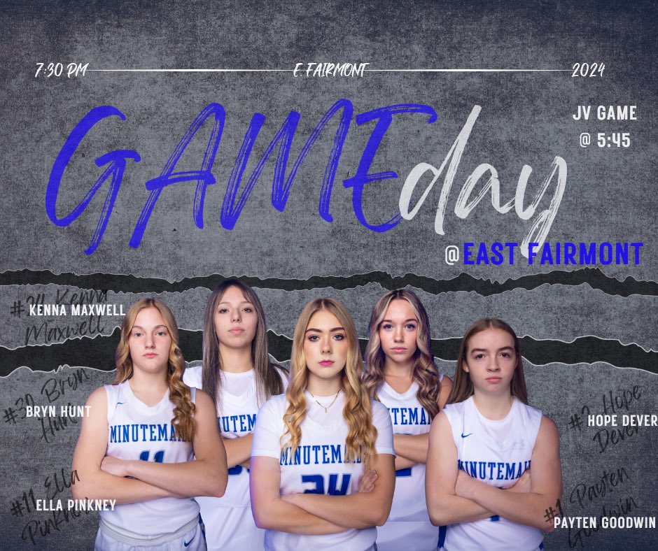 🏀GAME DAY🏀 Maids will be traveling to East Fairmont for a big game today! Let’s pack their gym in support of our girls!
