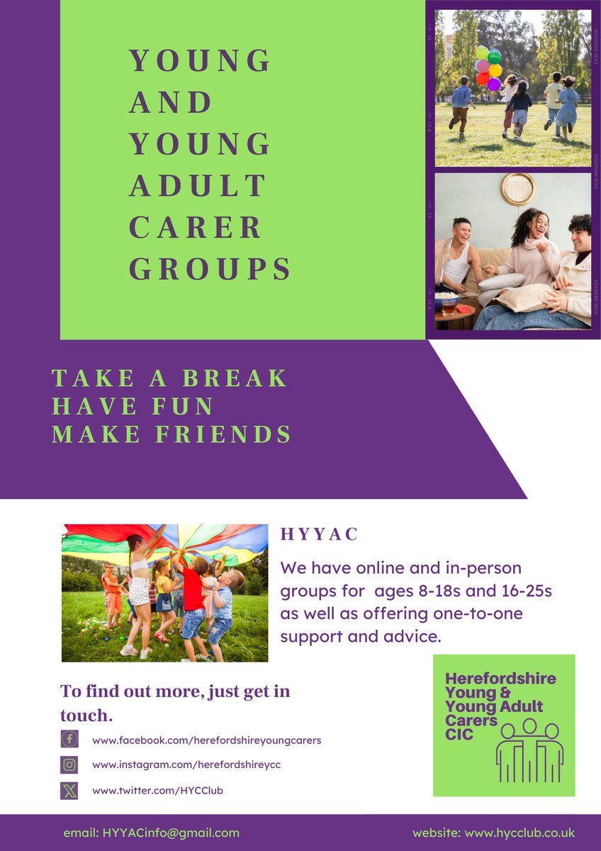 If you are a #YoungCarer or #YoungAdultCarer in #Herefordshire we can help.