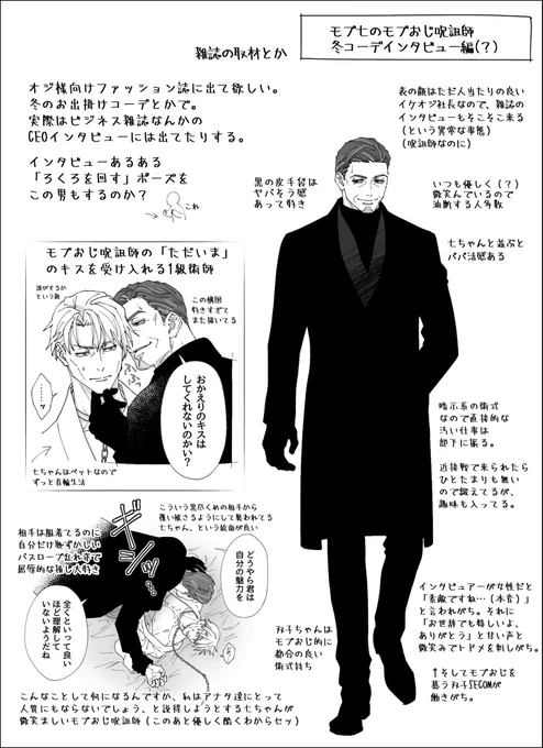 モブ七
モブおじロ兄詛師 冬コーデ編 