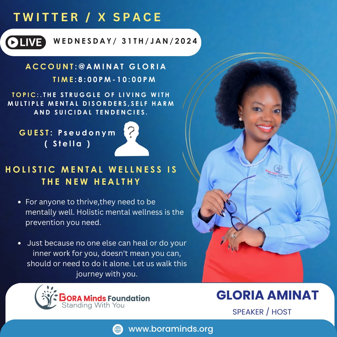 AminatGloria's tweet photo. Multiple disorders and self harm are so real.Sadly you can't escape your head. However help is available if you seek it. Tune in and listen to "Stella's" story. Recovery is possible and prevention is still key. You are not alone🦋
#standingwithyou https://t.co/7nxggcAfwe
