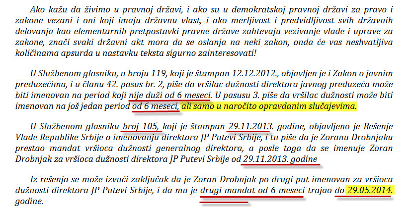 putarijada's tweet photo. @sicveO11 Kada vlast ne poštuje vlastiti #zakon, 
zašto bi to činio narod ???
Inače da ne bude zabune, ni sadašnja tzv. #opozicija nije bila bolja kada je bila na vlasti !! Zato sada i ne mogu da obore ovakvu vlast - jer ih narod pamti.
Primer iz @jpputevisrbije #cinjenice 👇 https://t.co/aBm90M609e