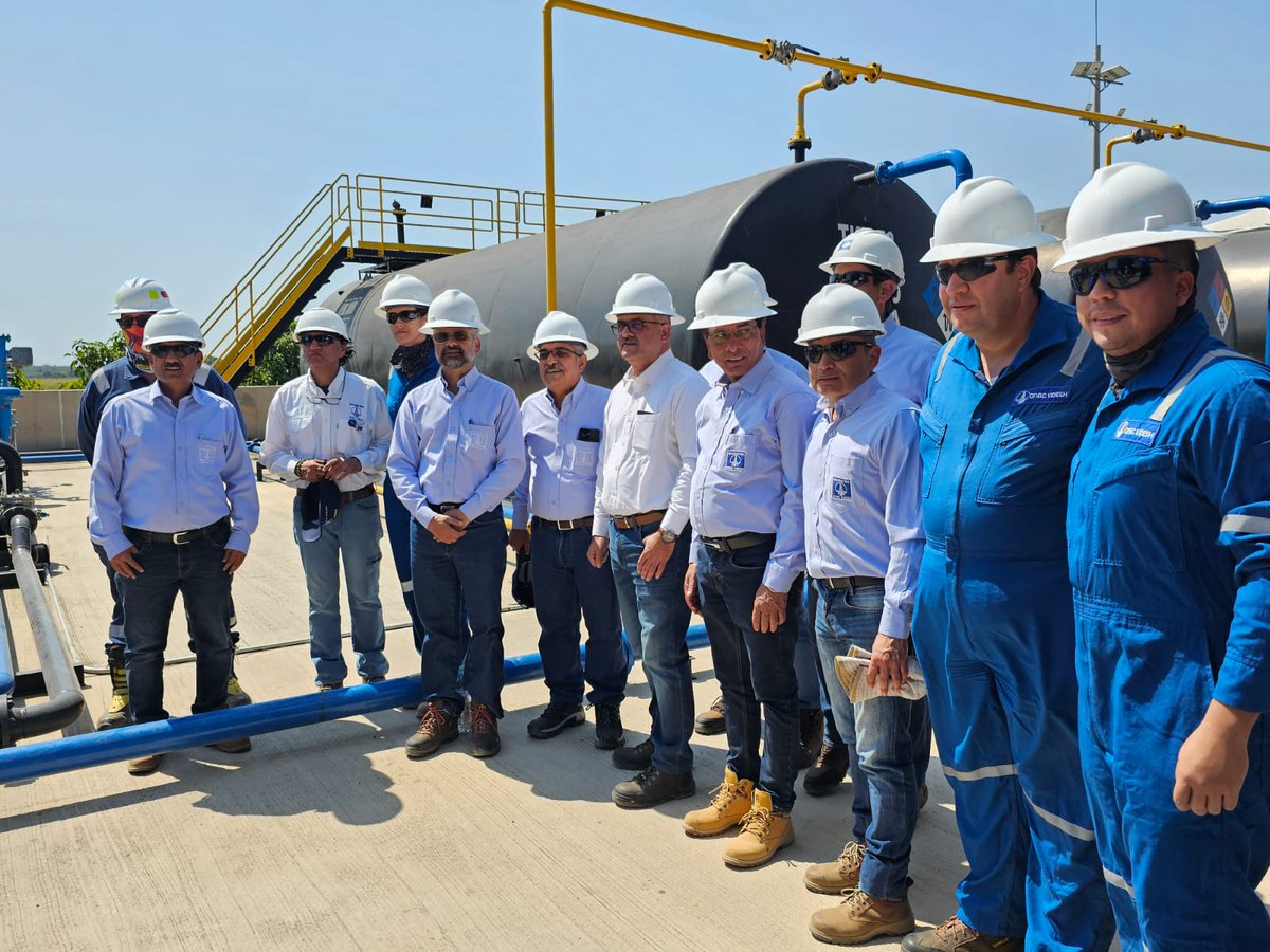 ongcvideshltd's tweet photo. Director (Exploration), @ongcvideshltd Mr. Sanjeev Tokhi recently visited  Indico Pad and CPH locations in CPO-5 block, Colombia. He reviewed all ongoing operations and appreciated the team for upholding the highest standards of performance and safety in the field.Commendations to the team for maintaining top-notch performance and safety standards during ongoing operations. #Exploration #OilandGas #Colombia