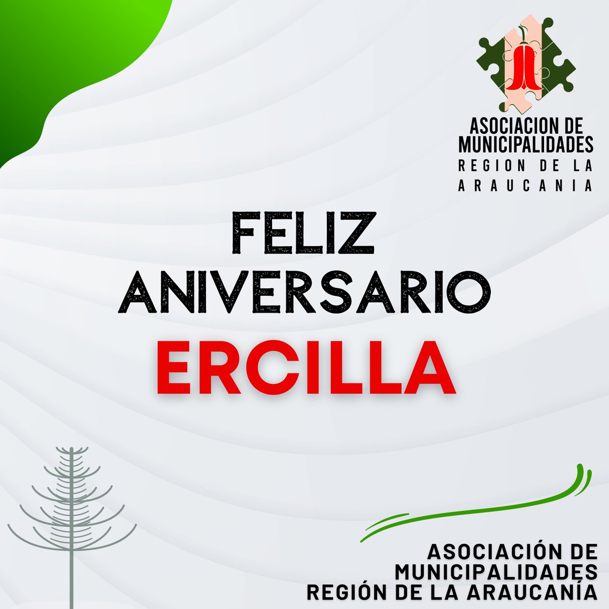 ¡FELIZ ANIVERSARIO #ERCILLA! 🎉🎂

Saludos especiales desde el Directorio de AMRA_Araucanía. Que este nuevo año de vida esté lleno de prosperidad, unidad y celebración. 🌟✨

#AMRAunidosPorLaAraucanía