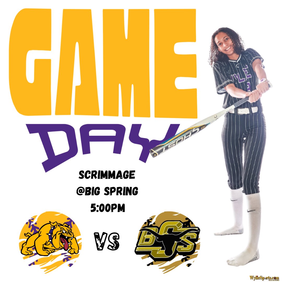 wylieathletics's tweet photo. Your Lady Bulldog Softball team is on the road to Big Spring this afternoon for a scrimmage!  Good luck, ladies!

Post Credit: Payton Stone

#WeAreWylie https://t.co/5nZHwVrJK0